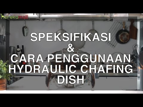 Round Hydraulic Chafing Dish / Tempat Prasmanan Hydraulic Optional 36 cm Food Pan 6 Ltr CHF-HB636 on Youtube
