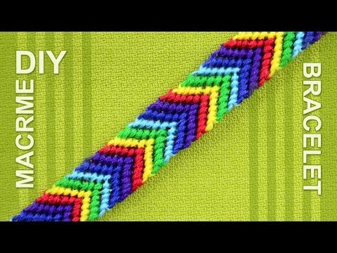 Heart Friendship Bracelet for Valentines Day DIY Tutorial