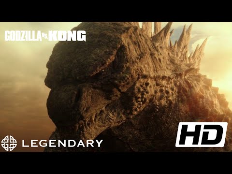 Godzilla vs Kong (2021) FULL HD 1080p - peace between godzilla and kong scene