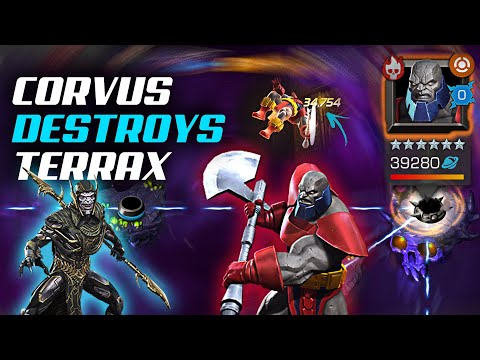 Corvus Is The Perfect Terrax Counter Confirmed! This is How To Beat Uncollected Terrax Boss Fight.
