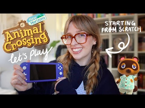 Let's play: Animal Crossing (ep. 1) 🎮🏝️⭐️🎟️ Starting ACNH from scratch!