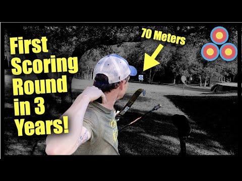My First Time Shooting Archery at 70m in Over 3 Years! | My Score was Surprising