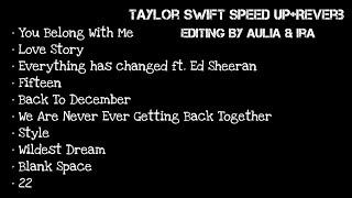 PLAYLIST BARAT TAYLOR SWIFT SPEED UP+REVERB 2025