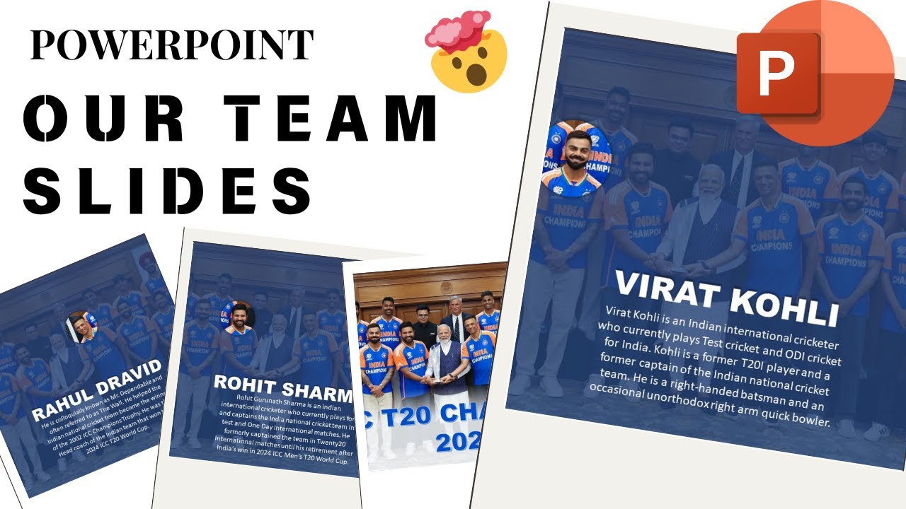 How to Create Team Introduction Slides | PowerPoint Morph Animation + Free Download #PowerPoint