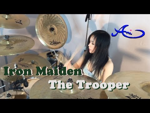 Iron Maiden - The Trooper  Drum cover by Ami Kim (#15) Video