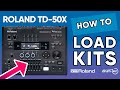 Roland TD-50X: How To Load Custom Kits | Sound and Kit Loading Tutorial