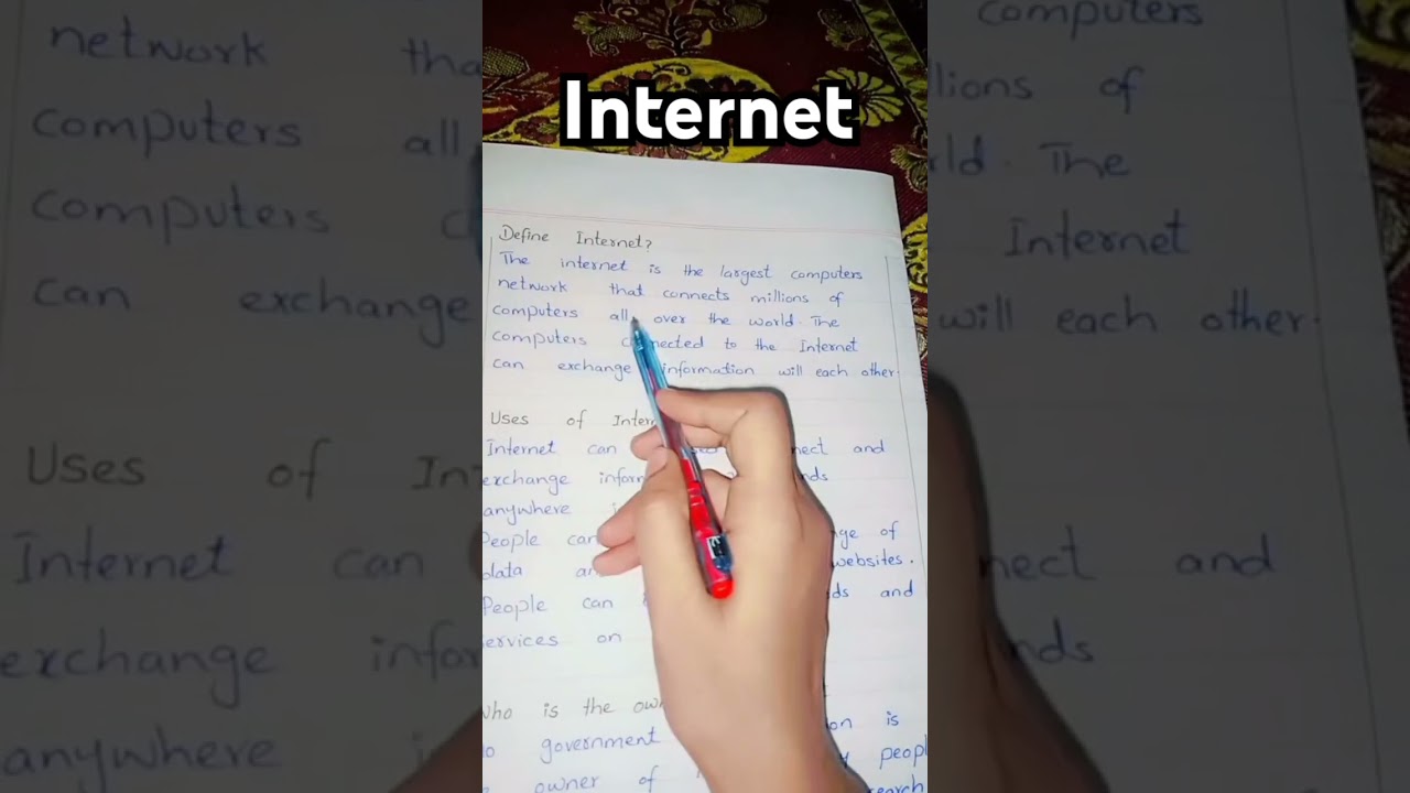Define internet? what is internet? Definition of internet? #computer