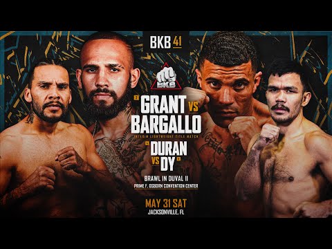 Full Bare Knuckle Show | BKB 41 - Brawl in Duval II | Full Main Card