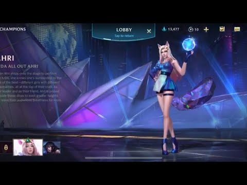 just to prove that i have the all out KDA Ahri skin