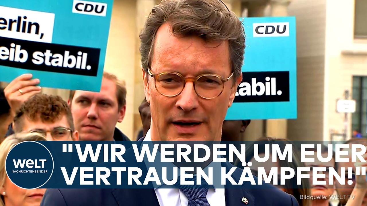 POLITISCHES BEBEN: AfD-Sieg alarmiert die CDU! Wüst und Evers rufen in Berlin zum Gegenhalten auf!