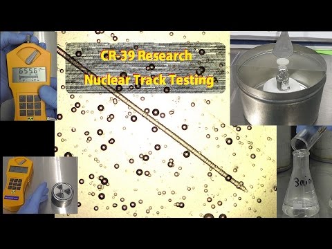 Cold Fusion update#3 : CR-39 Research, Nuclear Track Testing. AKA: Dosimeter