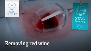 Stain removal: how to remove red wine from your clothes