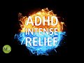 Deep Focus ADHD Intense Relief - Steady Bassline + Isochronic Tones