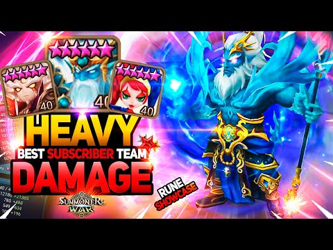 CONQUEROR CC CLEAVE with POSEIDON | BELLENUS + Rune Showcase - Summoners War