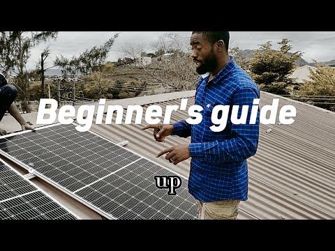 How to install solar panels using aluminium interlock (tutorial 1)