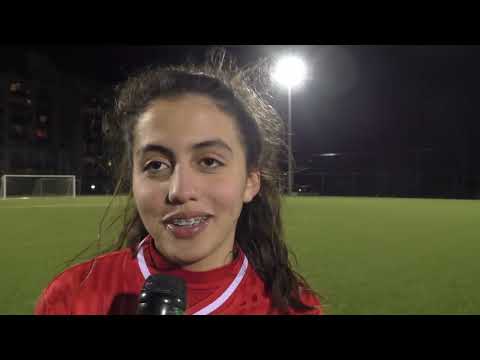 Nouhaila El Montaser après RWDM Girls - Ren .AEC Mons Ladies B le 25.02.2023