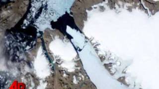 Massive Greenland Ice Island Breaks Free