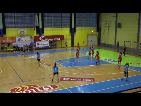 1.DL ZAHOD-Starejše deklice A(l.02/03); ŽRKMlinotestAjdovščina:ŠDJadranBluemarineHrpeljeKozina(18:9)