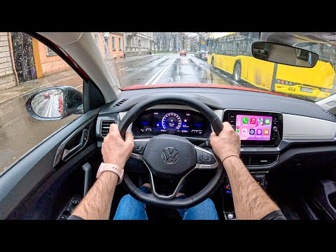 NEW  Volkswagen T-Cross 2025 (1.5 TSI 150 hp) | POV Test Drive #2409 Joe Black