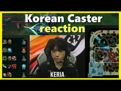 Korean Casters are screaming after Keria's insane Engagae