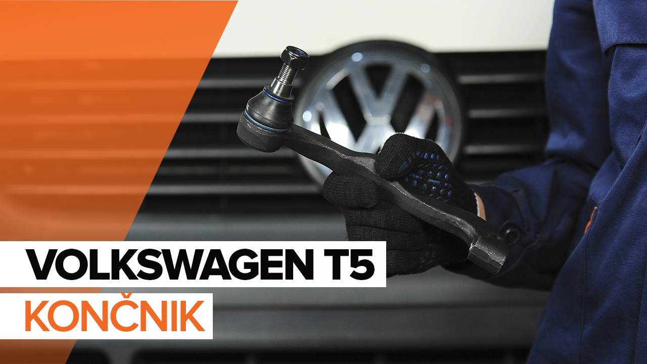 Kako zamenjati avtodel volanski končnik na avtu VW Multivan T5 – vodnik menjave