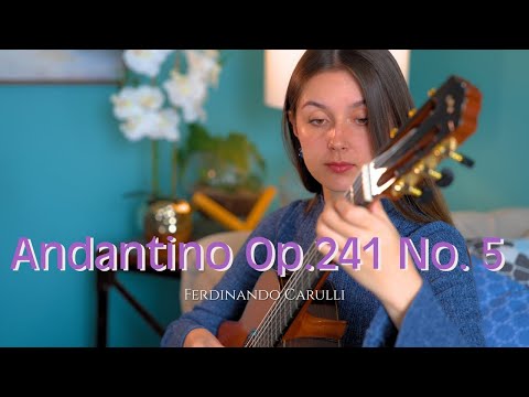 Andantino Op.241 No.5 by Carulli | Performed by Julia Mitchell