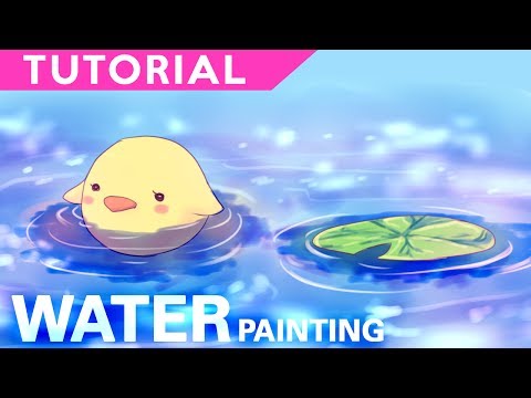 Water Painting【Digital Coloring Tutorial】| درس تلوين...