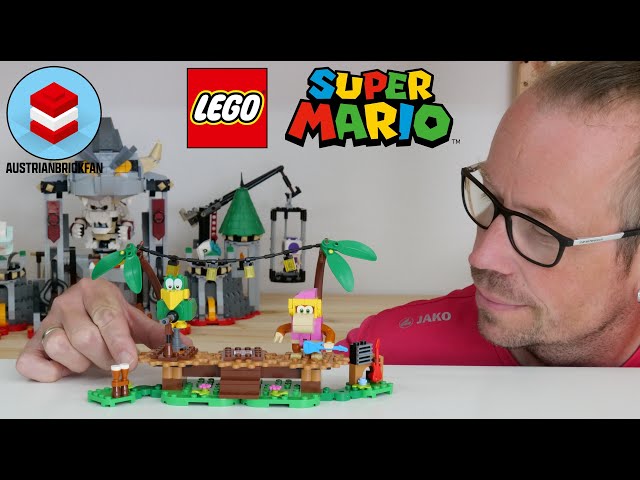Vídeo relacionado con LEGO Super Mario Set de Expansión: Jaleo en la Jungla con Dixie Kong con Las Figuras de Dixie Kong y Squawks el Loro, Juguete de Construcción para Combinar con el Pack Inicial 71421