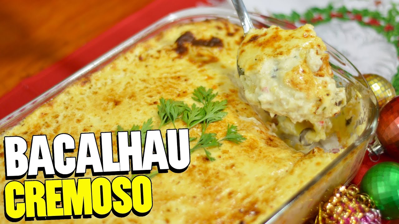 RECEITA DE BACALHAU CREMOSO COM BATATA | Fricassê de bacalhau fácil
