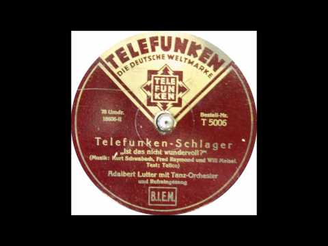 Telefunken Schlager - Adalbert Lutter mit Refraingesang