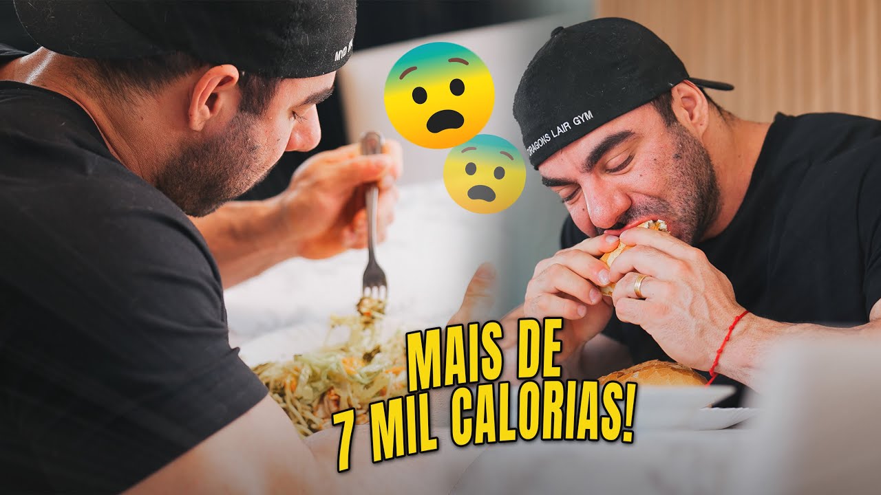 FULL DAY OF EATING! TUDO QUE UM BODYBUILDER COME EM PREPARAÇÃO! | RAFAEL BRANDÃO