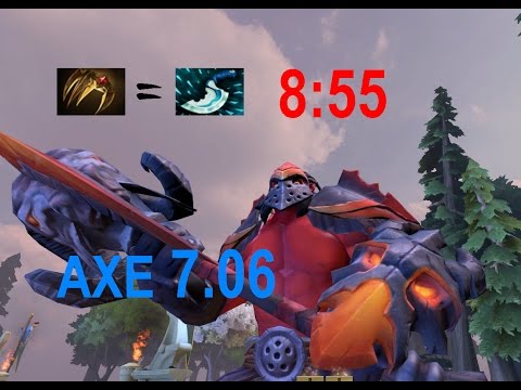 dota2 How To Jungle AXE 7.06