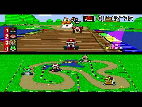 Super Mario Kart Mushroom Cup 100cc