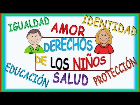 DERECHOS DE LOS NIÑOS, VIDEO INFANTIL  CHILDREN`S RIGHTS VIDEO IN SPANISH