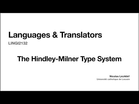 17. The Hindley-Milner Type System