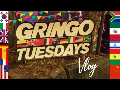 Noche Internacional en GRINGO TUESDAYS MEDELLIN// VLOG!!