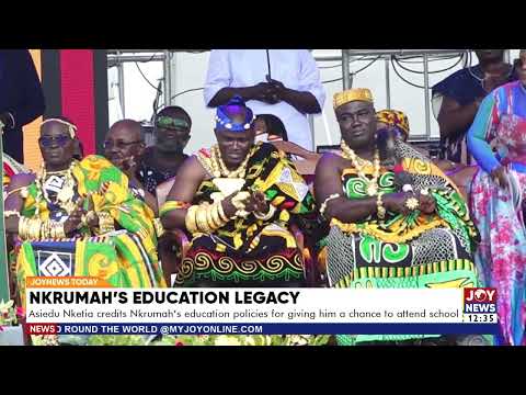 Asiedu Nketia credits Nkrumah’s education policies for giving him a chance to attend school.