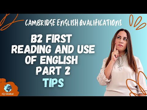 B2 Reading and Use of English Part 2 | Tips