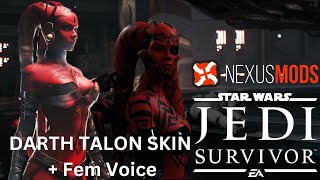 Darth Talon Skin - Star Wars Jedi Survivor PC MODS at Star Wars Jedi