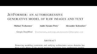 JetFormer: an autoregressive generative model of raw images and text