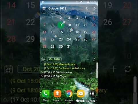 Calendar Widget Month with Age Video