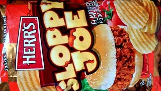 Herr's Sloppy Joe Chips Review QOTD Favorite Reality Tv show