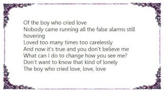 Edwin McCain - The Boy Who Cried Love Lyrics
