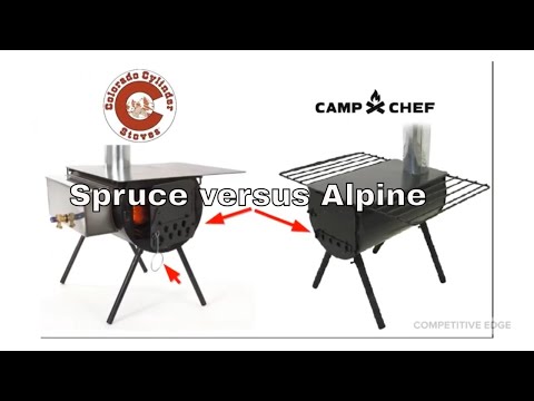 Colorado Spruce vs. Camp Chef Alpine Tent Stoves
