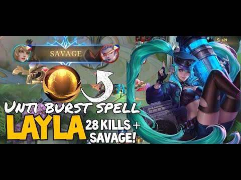 Layla Best Build 2022: 28 Kills + Savage! |mlbb