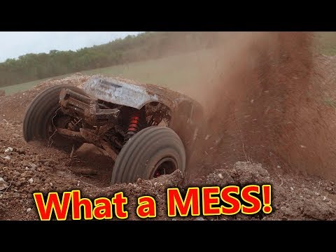 $1200 RC Car gets Muddy!