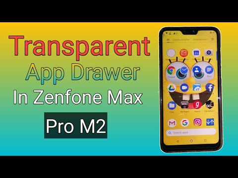 Change App Drawer In Asus Zenfone Max pro m2 | No Root |