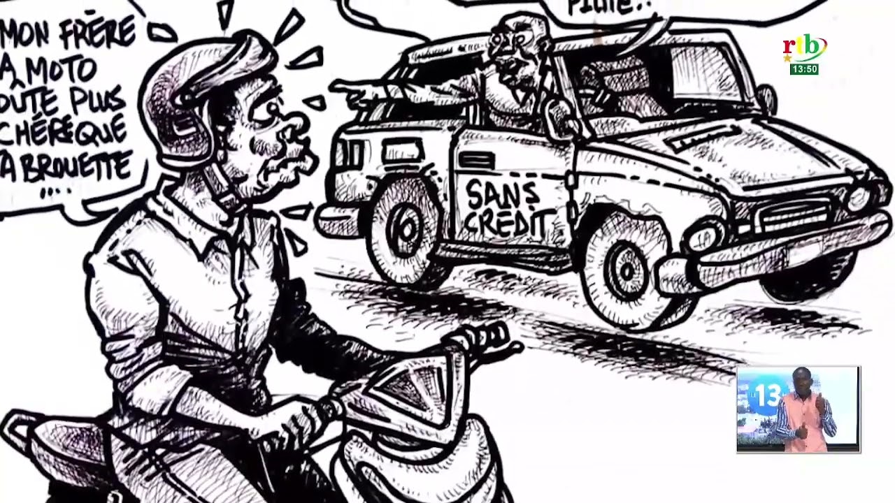 Caricature de la semaine : coup de crayon sur l’engin à deux roues