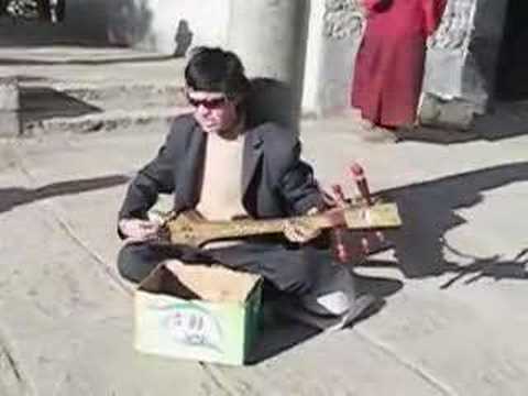Tibetan Street Musician