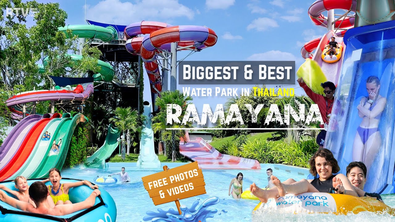 Explore every thrilling slide & every splashy corner with our comprehensive tour of Pattaya's Ramayana Water Park!